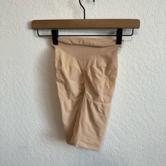 Spanx Power High-Rise Compression Sculpting Shaping Short Soft Nude Tan Cream M - Picture 9 of 13